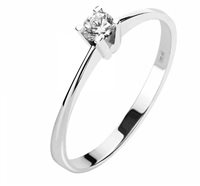 Anello Promesse Donna in Oro bianco SOLB3006